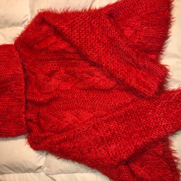 Free People Red Knit Sweater - Picture 3 of 4